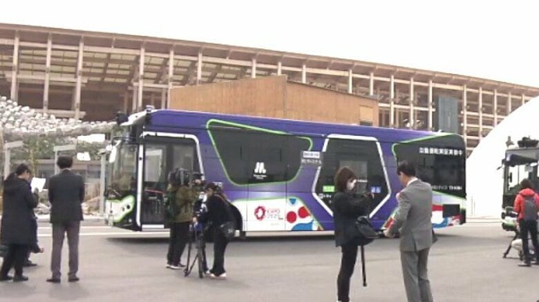 【速報】万博行き「自動運転シャトルバス」回送で手動運転後　壁に接触する事故　同型車両一時運行取りやめ｜FNNプライムオンライン