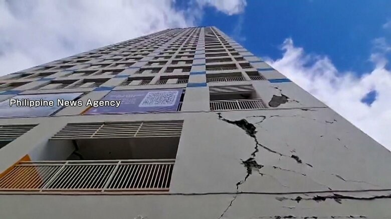 フィリピンで最大1m40cmの津波観測　建物倒壊などの被害相次ぐ｜FNNプライムオンライン