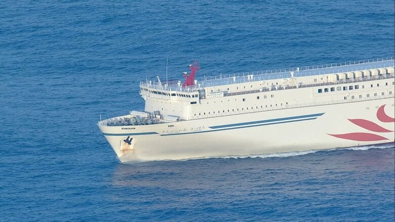茨城・大洗港「閉鎖」で北海道・ 苫小牧港発着のフェリー4便が欠航　津波警報の解除後に折り返し便を検討｜FNNプライムオンライン