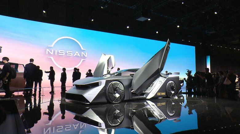 日産　EVコンセプトカー「ニッサン　ハイパーフォーカス」　2023年10月ジャパンモビリティショー（JMS）にて