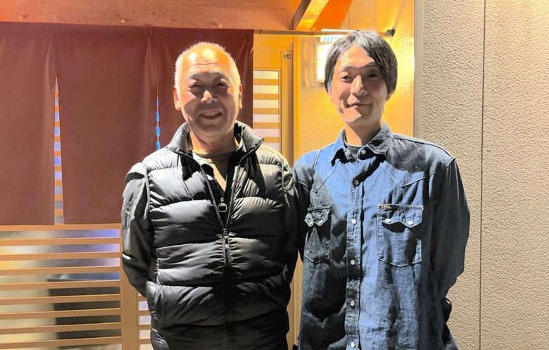 四家裕杜氏（左）と中島遼太郎杜氏（右）