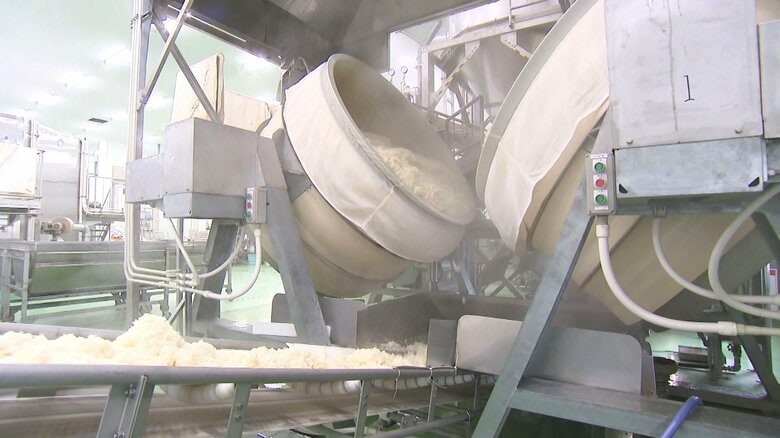 渋谷商店で使用する加工用米は年間100t