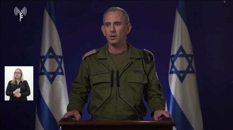 イスラエル軍報道官の会見（5月6日）