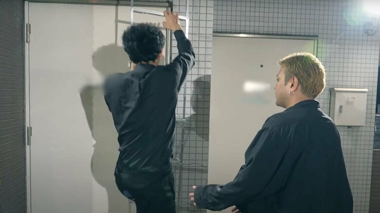 手元や足元が滑らないように注意（提供：東京消防庁）