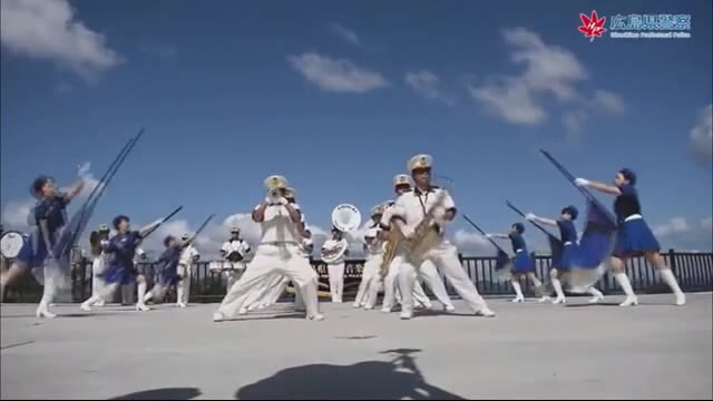 県警音楽隊 ドローン使った演奏動画を公開