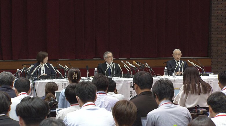 日本大学の会見　8月10日