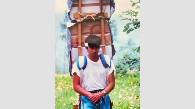 歩荷を始めた頃の渡部さん