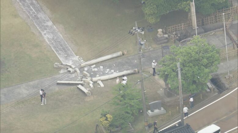 震度6弱の揺れに襲われた石川県珠洲市