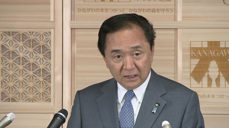 当選後に初めて行われた記者会見で黒岩知事は、改めて、自らのスキャンダルを謝罪した。