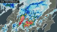 長野県南部に「線状降水帯直前予測」　9月8日夜遅くにかけて土砂災害に厳重に警戒　24時間予想降水量は南部150ミリ、北部・中部100ミリ（9日午後6時まで・多い所で）