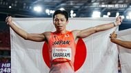 陸上男子100ｍ視覚障害Ｔ13クラス　福井県勢の川上秀太選手が銅メダル　アジアパラ大会