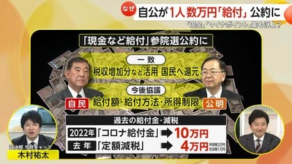 【解説】“1人数万円”「現金・マイナポイント給付」参院選公約で自公が一致…野党の減税案に「このままでは戦えない」税収増加分を還元へ