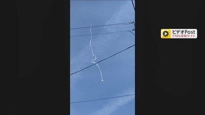 「ガチで降ってくるじゃん」住宅街の上空をヒラヒラ　謎の“白いリボン”が目の前に落下　12歳の女の子が撮影…その正体は？