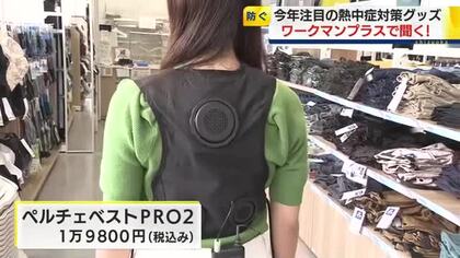 ワークマンプラスで聞いた！熱中症対策の最新グッズ　3月の発売以来人気を博する“着る冷凍服”　法人からの問い合わせは例年に比べ3割増