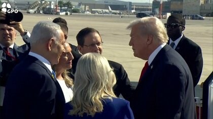 トランプ大統領がイスラエル到着　人質家族と面会へ