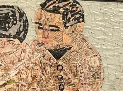 ハサミを一切使わない貼絵…甥が語る「放浪の天才画家」山下清　物資のない時代に使ったのは“古切手” 未完成の作品も