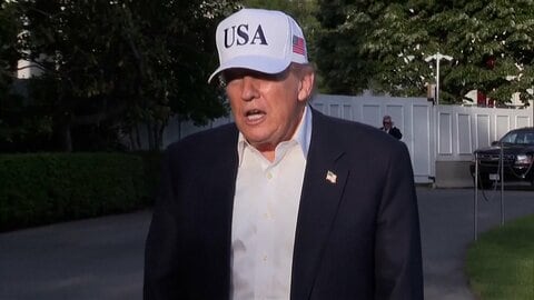 トランプ大統領が訪中終え帰国　台湾武器売却「有効な交渉の切り札」と強調　中国との交渉材料の可能性も