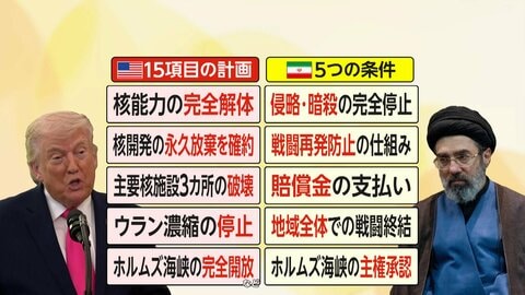 トランプ氏「船舶通過を許可してくれた」イランからの”プレゼント”に上機嫌?　攻撃の10日間延期も部隊の追加派遣か