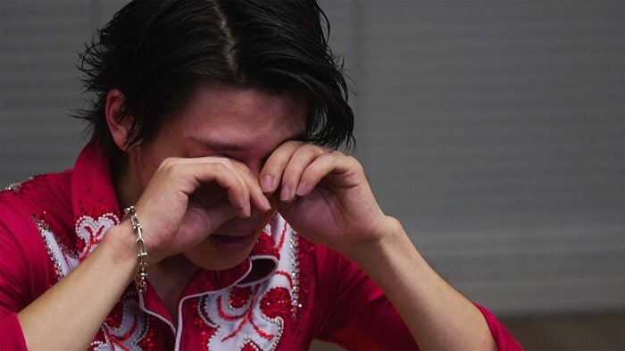 演技後には悔しさのあまり涙を流す場面も(東日本選手権)