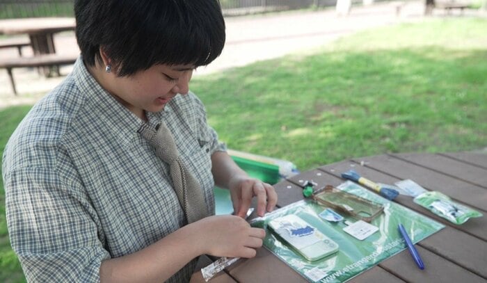 「将来はデザイナーになりたい」と語る池田愛さん