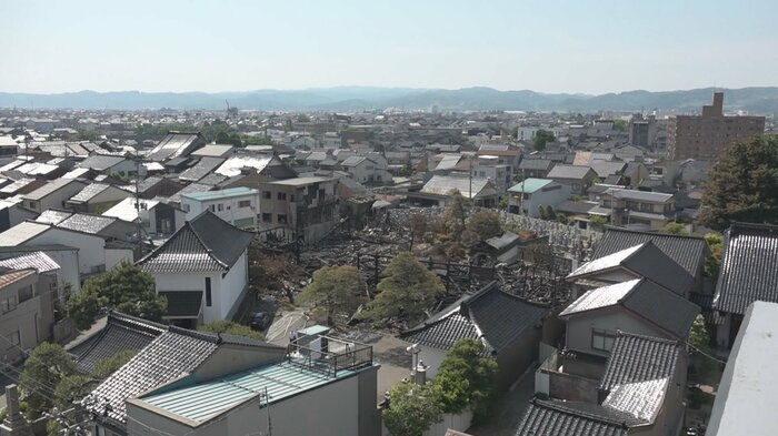 19日　火災現場