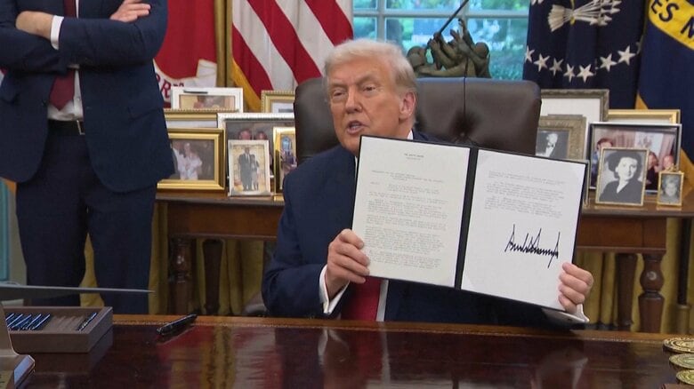 「人を殺した者には死刑だ」トランプ大統領が首都ワシントンで起きた犯罪に死刑求刑促す文書に署名　治安対策強化の一環か｜FNNプライムオンライン