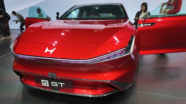ホンダが中国で投入する次世代EVモデル発表　ファーウェイなどと連携強化｜FNNプライムオンライン