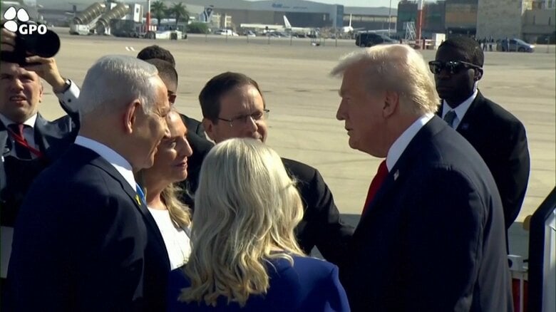 トランプ大統領がイスラエル到着　人質家族と面会へ｜FNNプライムオンライン