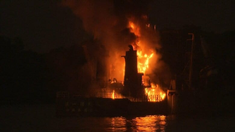 2年前の沖縄近海の作業船火災　フランス陸軍士官候補生4人が関与か　当局が捜査着手｜FNNプライムオンライン