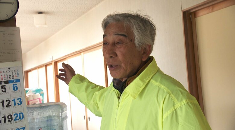 氷見市姿地区　山本譲治区長