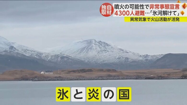 氷河が解けることで地面への圧力が減り火山活動が活発になっている可能性