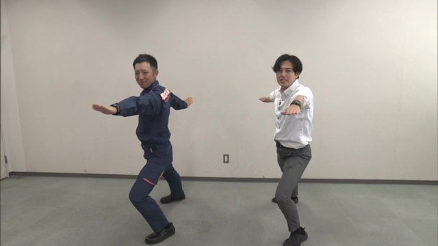 取材記者も体験　屋内でも水分補給・室温調節を忘れずに