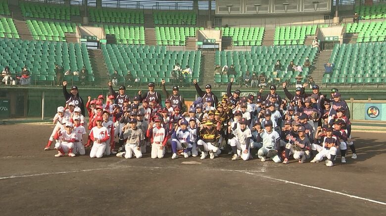 甲斐拓也選手が恒例の野球教室