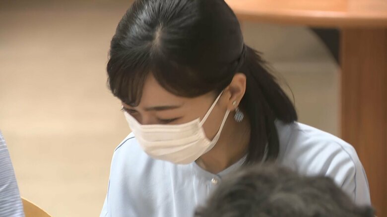 原爆養護ホームで被爆者と交流された　8月11日