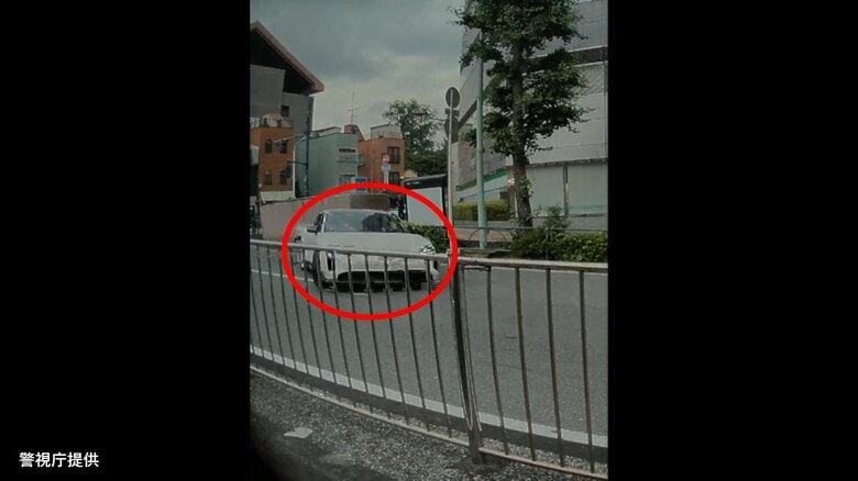 事故当時の瞬間（警視庁提供）