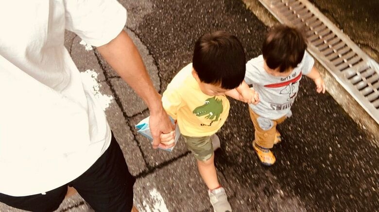 なおとさんの3歳と1歳の息子