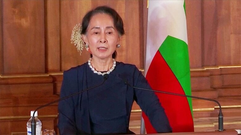 ミャンマー国軍に拘束されているアウン・サン・スー・チー氏