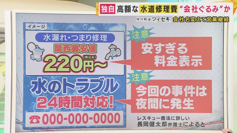 「安すぎる料金表示」と「夜間のトラブル」に注意！