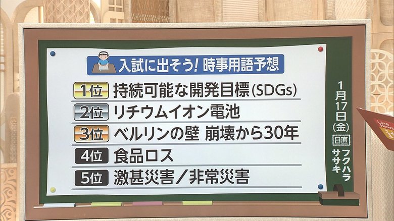 進学塾サピックスが出題 中学入試に出る? 時事ワード