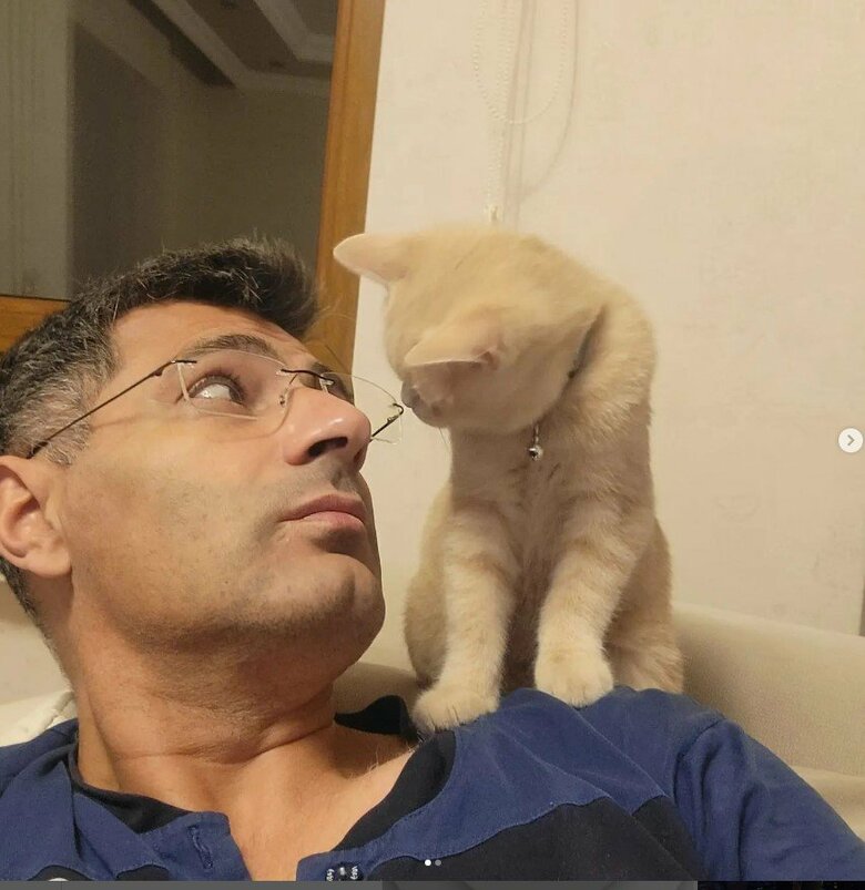 猫好き？　本人のインスタグラムより