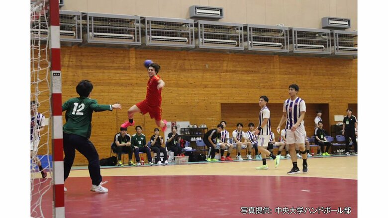 ​中央大学ハンドボール部・永森悠透選手