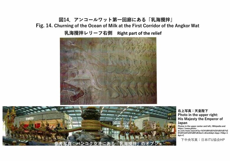 陛下が講演の際に実際に使用されたスライドから（主催者提供）