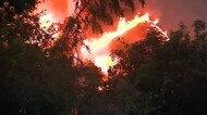 離れから出火か?焼け跡から遺体 84歳母親と連絡取れず 米子市住宅火災で周囲は騒然(鳥取)