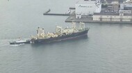 捕鯨船 山口・下関港に帰港 日本近海でイワシクジラなど112頭捕獲