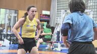 七夕の短冊につづった願いは…女子レスリングのウクライナ代表が至学館大学で合同合宿「今この瞬間も心配」