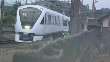 東武日光線で作業員4人死亡「特急スペーシアX2号」時速52kmで現場に進入　見張り員による安全確認の合図を確認