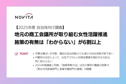 【2025年度 自治体向け調査】地元の商工会議所が取り組む女性活躍推進施策の有無「わからない」が6割以上