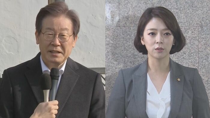襲撃された最大野党のイ・ジェミョン代表(左)と与党のペ・ヒョンジン議員(右)