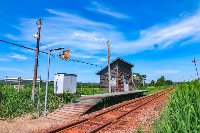 真布駅（2021年6月撮影）