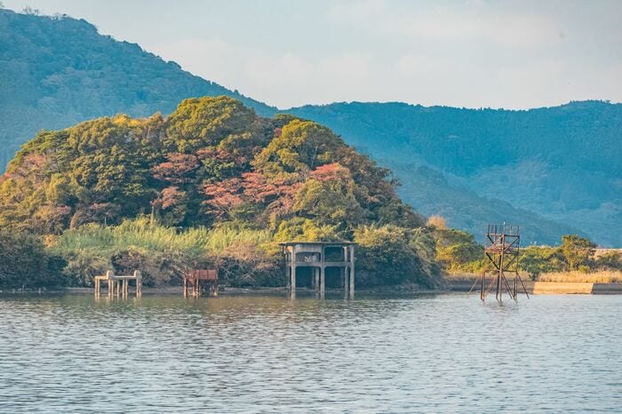 向山炭鉱跡(2023年11月撮影)
